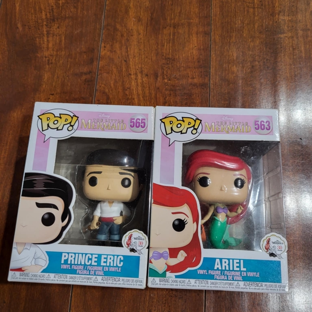 Funko Pop Ariel and Eric - Little Mermaid